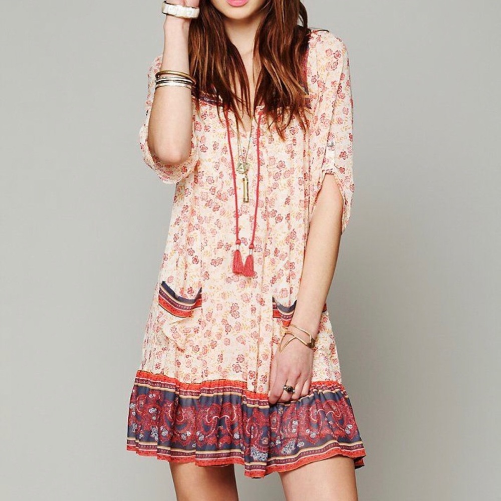 Free People Penny Lane Babydoll Dress